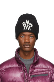 Moncler Genius - 2 Moncler 1952 Black Knit Beanie