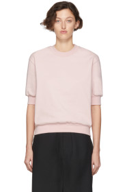 Random Identities - Pull molletonné rose Side Zipped