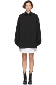 Random Identities - Chemise noire Multi Pocket