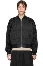 Random Identities - Blouson aviateur noir Signature