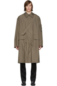 Random Identities - Beige Satin Overcoat