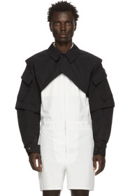 Random Identities - Black Shrug Jacket