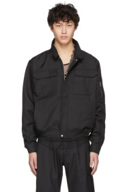 Random Identities - Black Workwear Harrington Jacket