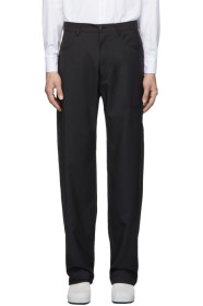 Random Identities - Black Twill Trousers