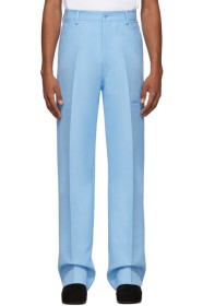 Random Identities - Blue High-Rise Five-Pocket Trousers