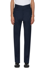 Random Identities - Navy High Waisted Trousers