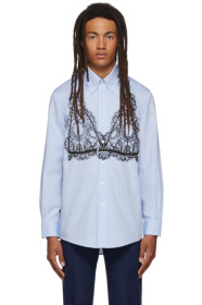Random Identities - Blue BB Bra Print Shirt