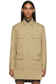 Random Identities - Beige Saharienne Shirt Jacket