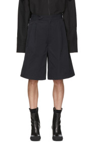 Random Identities - Navy Oversized Tailored Shorts