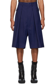 Random Identities - Navy Hip Pocket Shorts
