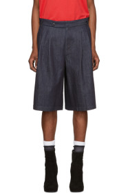 Random Identities - Short en denim indigo Kaihara