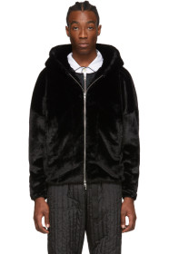 Random Identities - Black Otter Zip-Up Hoodie