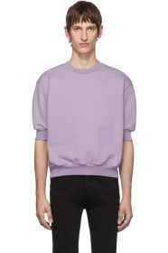 Random Identities - Purple Fleece Short Sleeve Sweatshirt