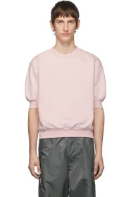 Random Identities - Pink Fleece Short Sleeve Sweatshirt