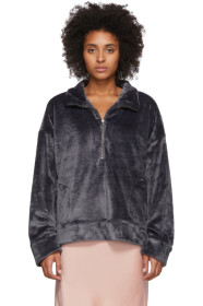 Skin - Grey Wendy Zip-Up Sweater