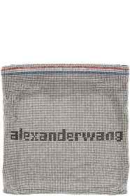 Alexander Wang - Pochette argentée Rhinestone Chain Mesh Wangloc