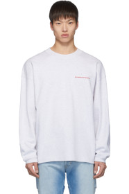 Alexander Wang - グレー Chynatown ロング スリーブ スウェットシャツ