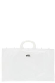 MM6 Maison Margiela - White Wide Rectangle Shopping Tote