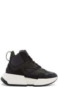 MM6 Maison Margiela - Black High-Top Chunky Sneakers