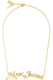 Marc Jacobs - Collier doré 'The Nameplate Pendant' MJ édition New York Magazine