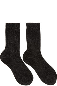 Marc Jacobs - Chaussettes côtelées noires