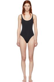Haight - Black Thin Strap One-Piece Swimsuit