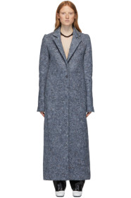 Marina Moscone - Blue U-Haul Blanket Coat