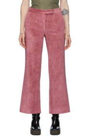 Marina Moscone - Pink Corduroy Trousers
