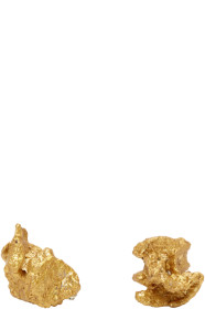 Ingy Stockholm - Gold Object No. 84 Asymmetric Earrings