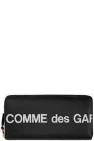 Comme des Garçons Wallets - 黑色 Huge Logo 欧陆钱包