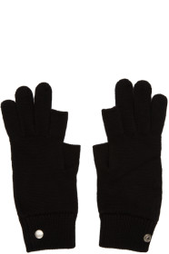 Rick Owens - Black Larry Touchscreen Gloves