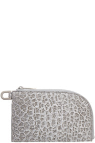 Rick Owens - Silver Zip Pouch