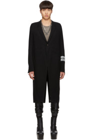 Rick Owens - Black Neue Patch Coat