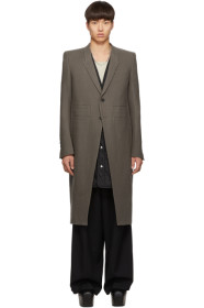 Rick Owens - Taupe Oyster Overcoat