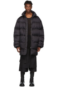 Rick Owens - Black Down Liner Coat