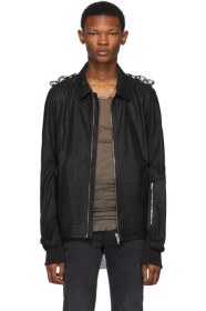 Rick Owens - Black Blistered Rotterdam Jacket
