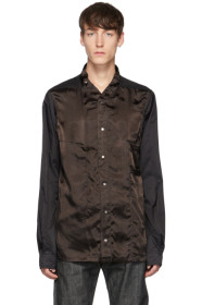 Rick Owens - Black & Brown Faun Shirt