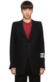 Rick Owens - Black Neue Patch Blazer