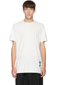 Rick Owens - T-shirt blanc Lightning Bolt