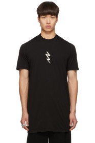 Rick Owens - Black Lightning Bolt Level T-Shirt