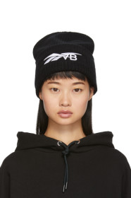 Reebok By Victoria Beckham - Black Logo Beanie