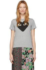 Comme des Garçons Play - Grey Big Heart T-Shirt