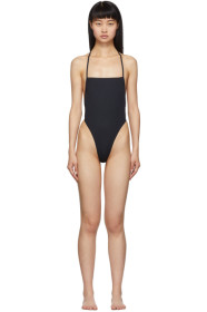 Rudi Gernreich - 黑色“The Original Thong”连体泳衣