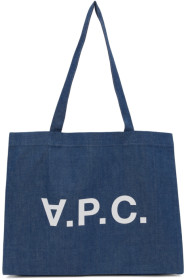 A.P.C. - Indigo Daniel Shopping Tote