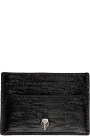 Alexander McQueen - SSENSE 独家发售黑色骷髅卡包