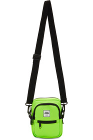 Opening Ceremony - SSENSE Exclusive Green Mini Neoprene Crossbody Bag