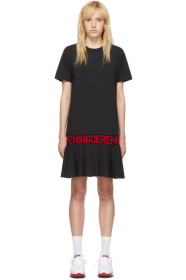 Opening Ceremony - SSENSE Exclusive Black OC Logo T-Shirt Dress