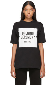 Opening Ceremony - Black Unisex Box Logo T-Shirt