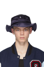 Opening Ceremony - Navy Satin Bucket Hat