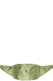 Opening Ceremony - Green Satin Classic Fanny Pack